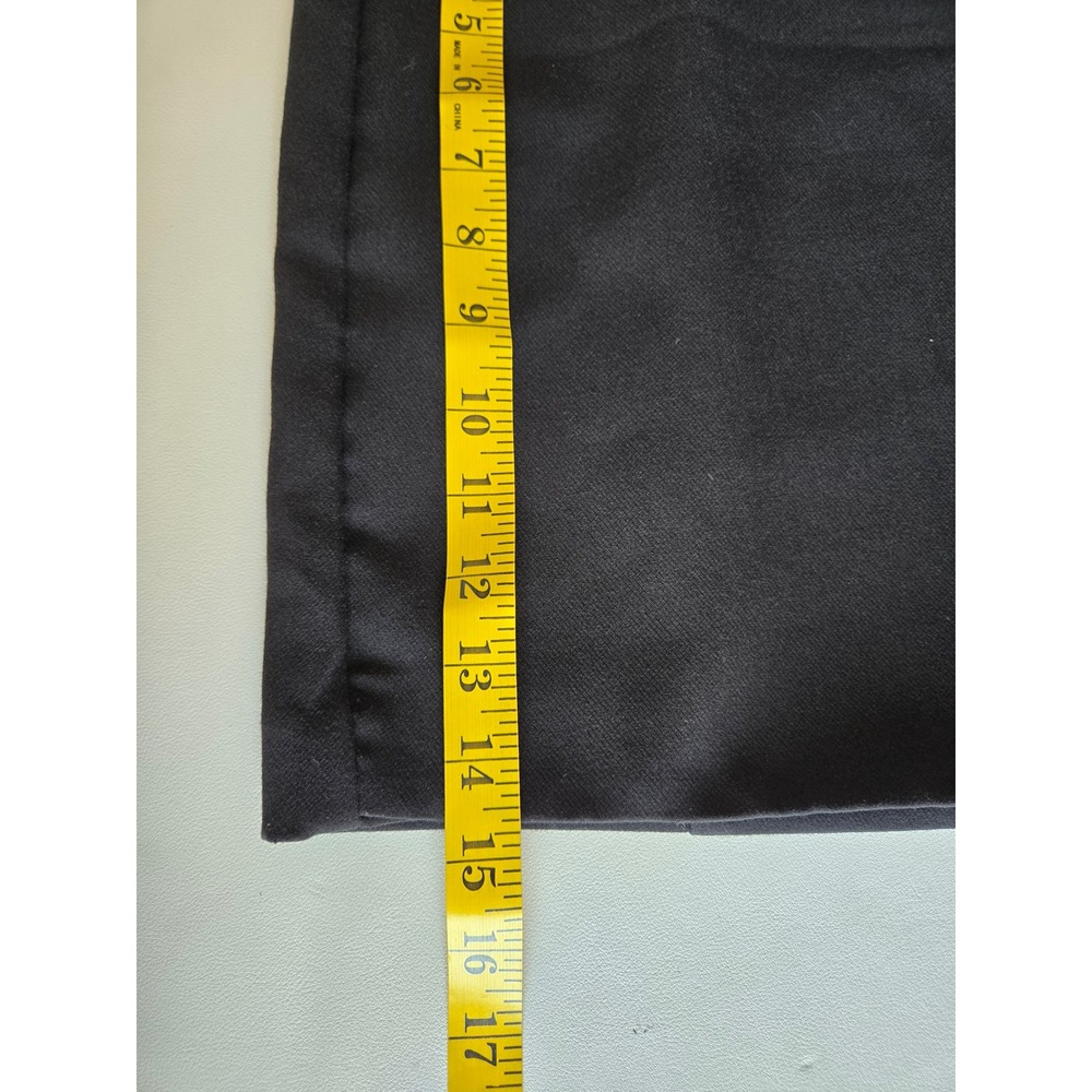 GUESS Black Stretch Mini Skort XL Y2K Tailored Office Siren Minimalist Clubwear - Picture 9 of 10